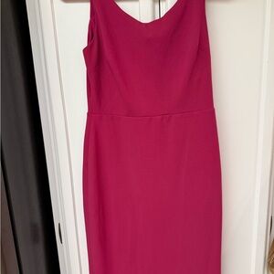Betsey Johnson Fuchsia Sleeveless Midi Dress